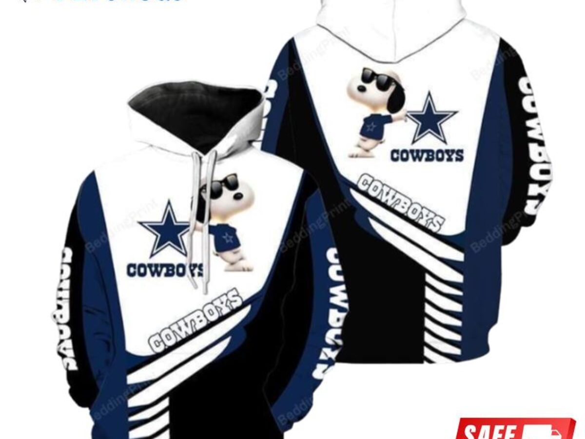 Dallas cowboys snoopy full printing hoodie