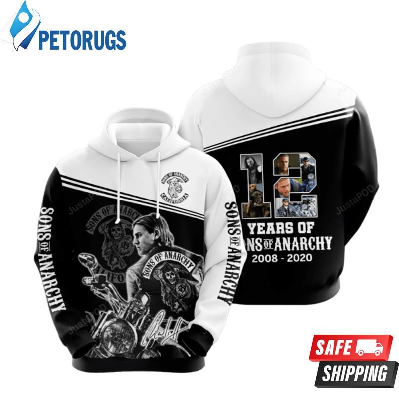 Sons Of Anarchy Movie And Character 12 Anniversary 2020 3D Hoodie