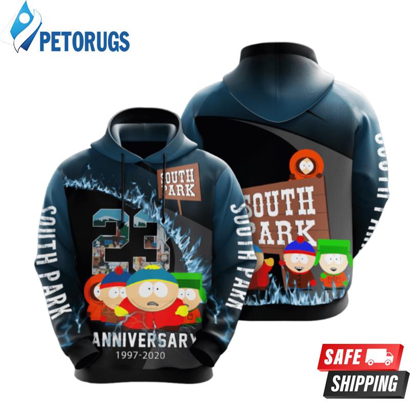 South Park Movie Character Anniversary 23 Years 2020 3D Hoodie