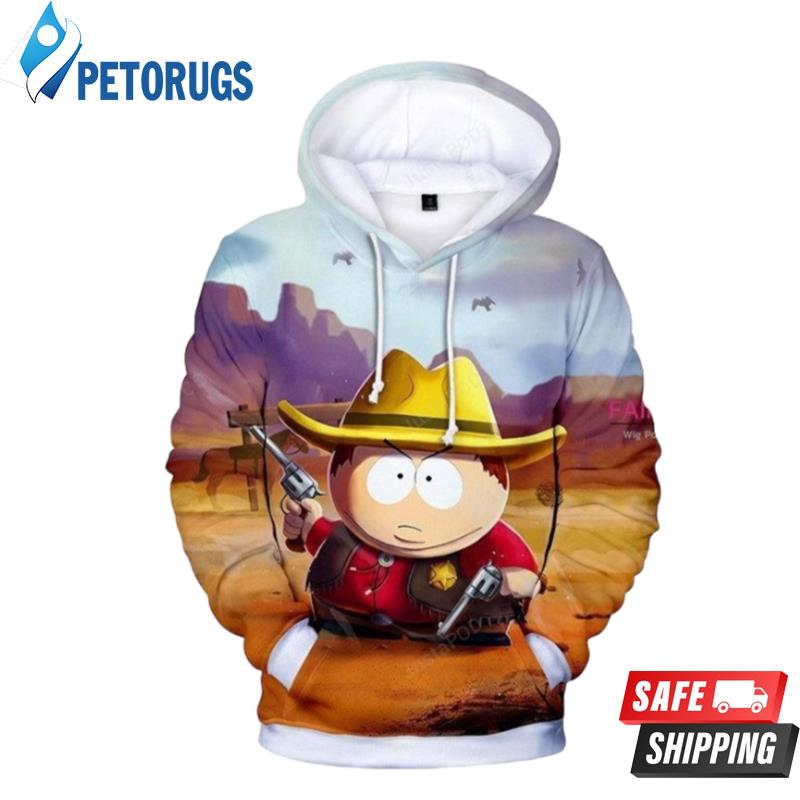 South Park Sheriff Cartman 3D Hoodie
