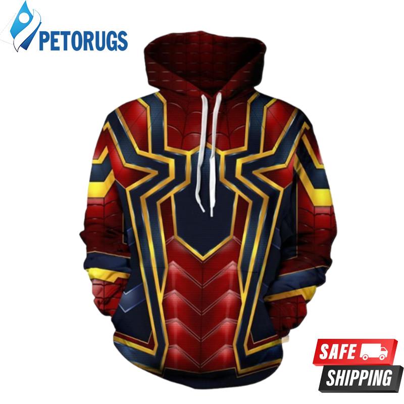 Spider Man The Avengers 3D Hoodie