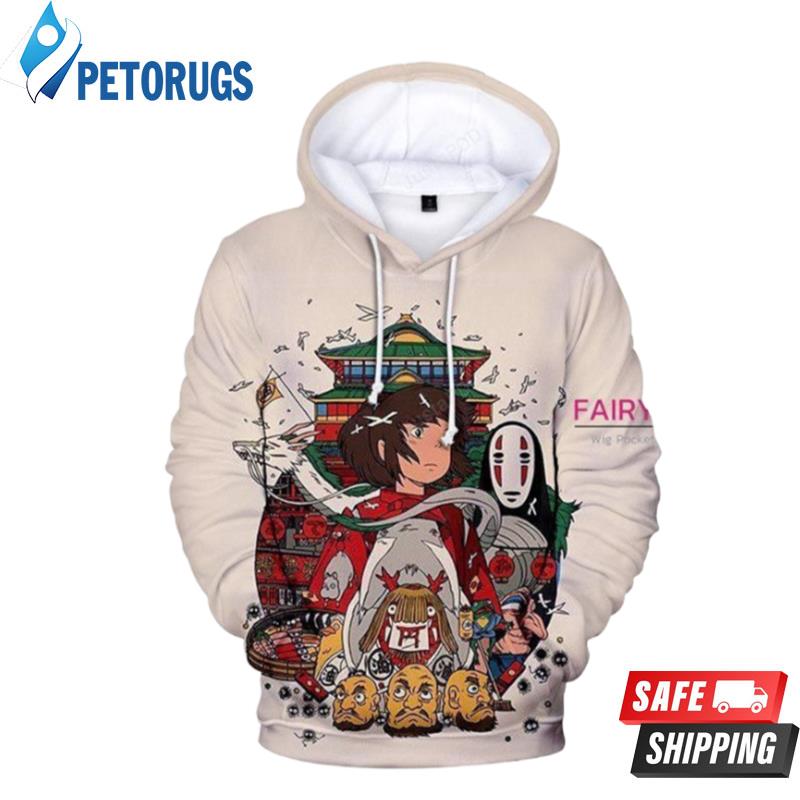 Spirited Away All In One 3D Hoodie