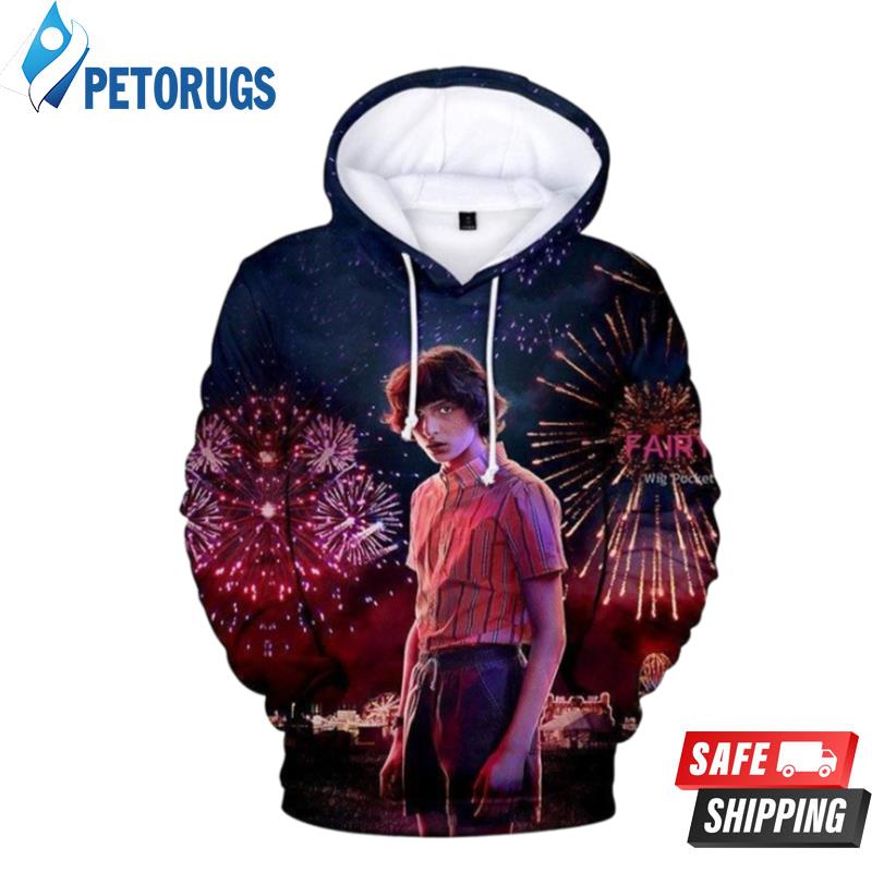 Stranger Things H 3D Hoodie