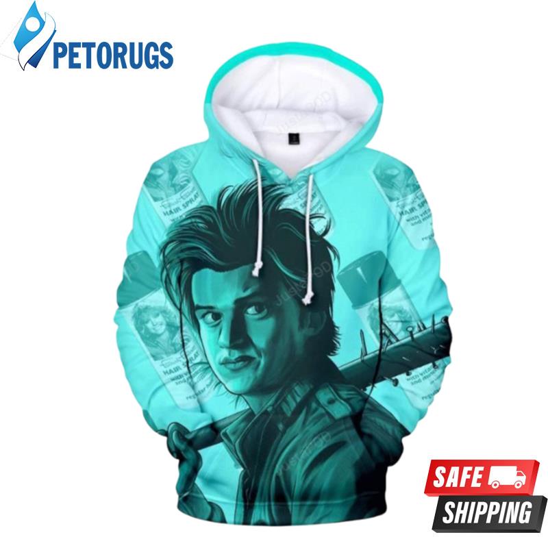 Stranger Things Steve Harrington 3D Hoodie Peto Rugs