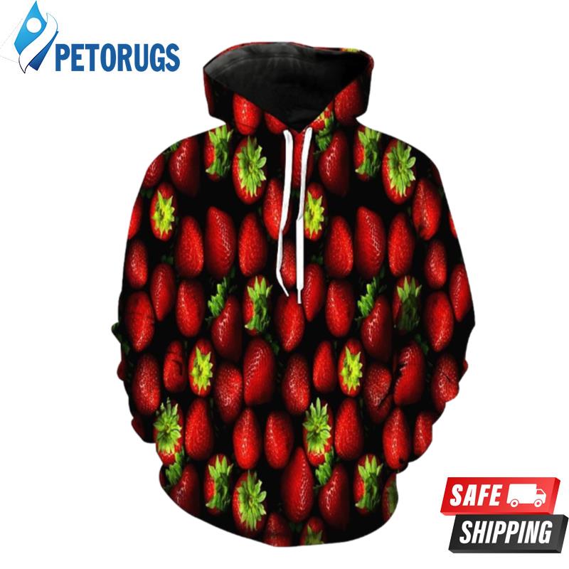 Strawberry Funny S 3D Hoodie