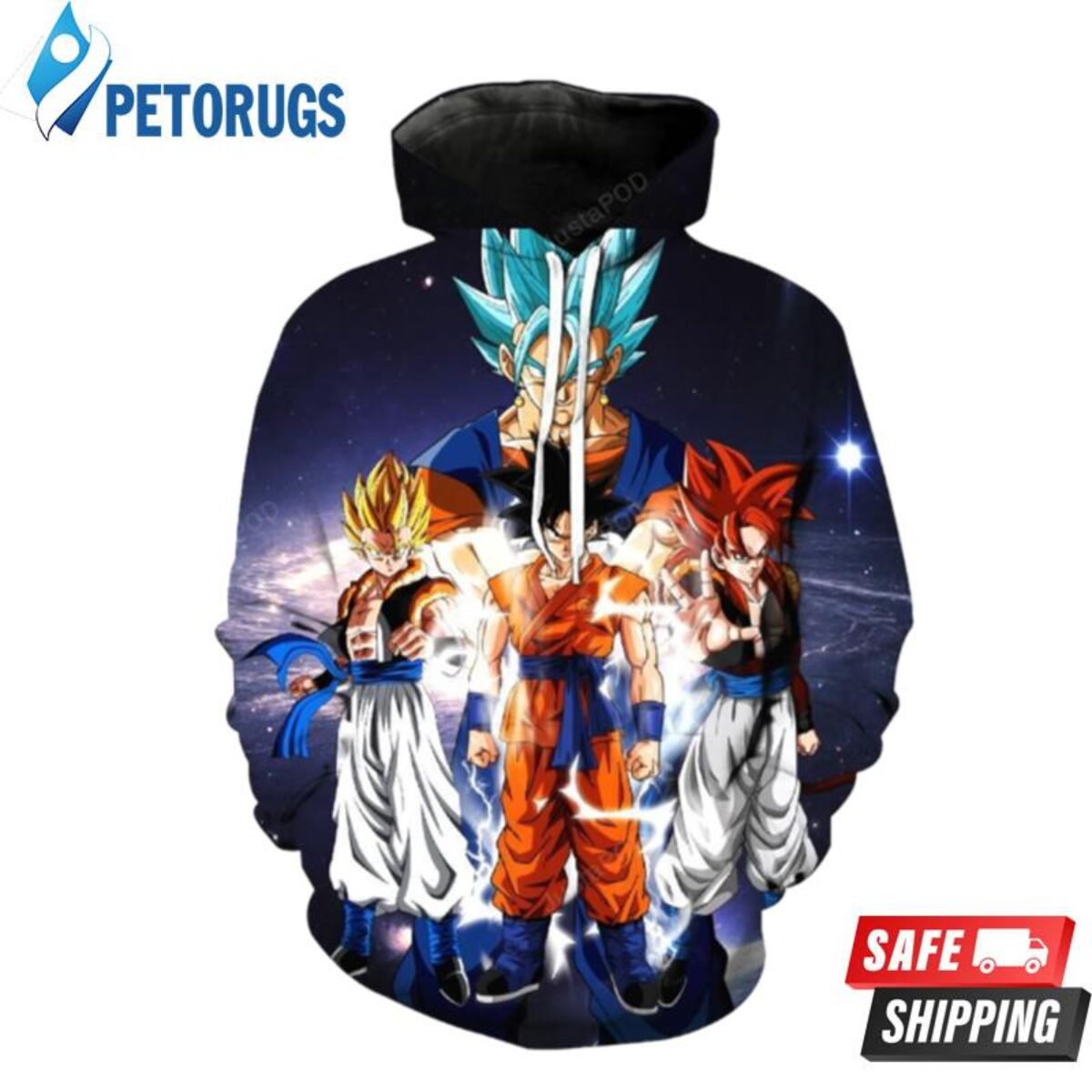 Super Saiyan 5 Goku Dragon Ball Af 3D Hoodie - Peto Rugs