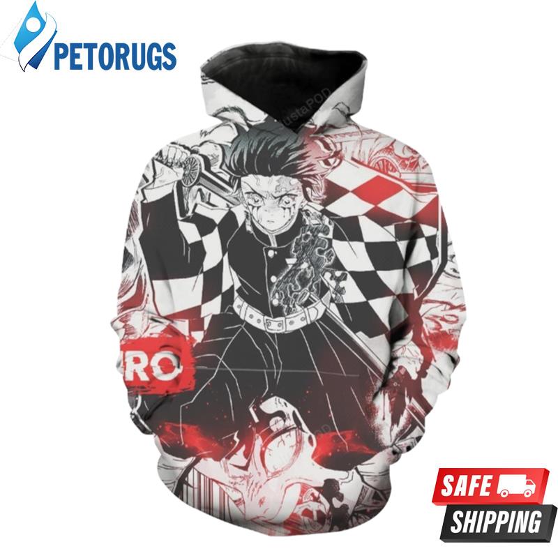 Tanjiro Epic Tanjiro Demon Slayer 3D Hoodie