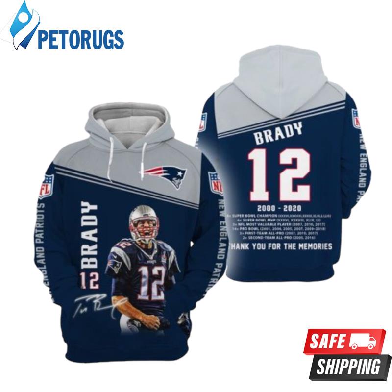 Thank You Tom Brady For Men And Women 3D Hoodie