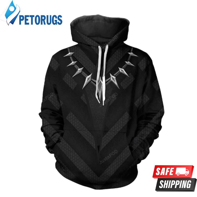 The Avengers Black Panther 3D Hoodie