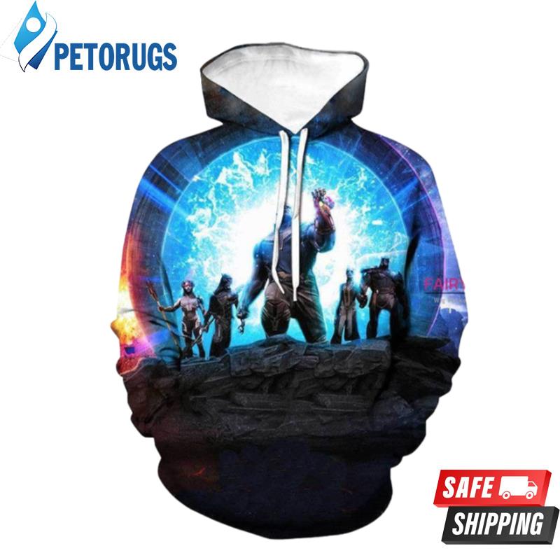 The Avengers Thanos 3D Hoodie