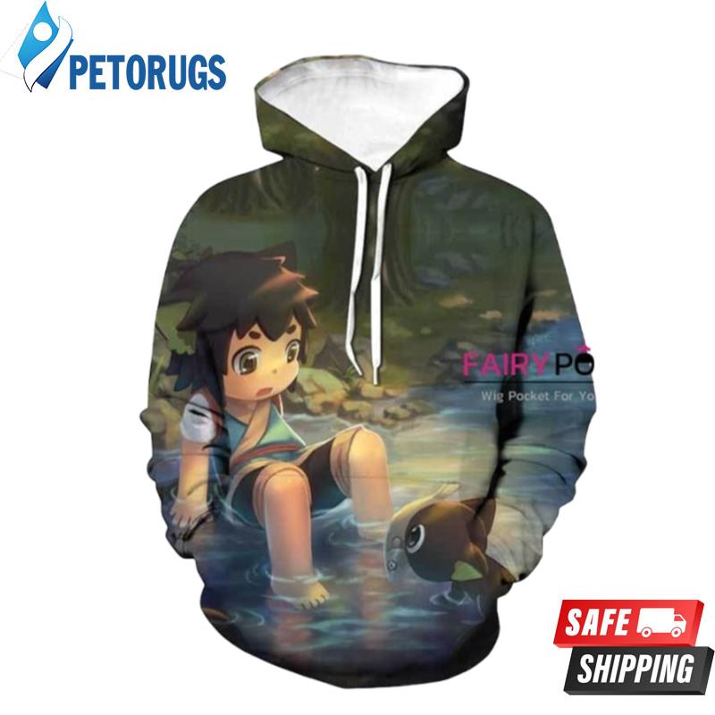 The Legend Of Hei Luo Xiaohei 3D Hoodie