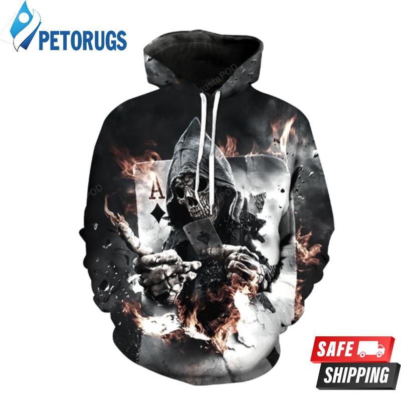The Skull Man And Square A 3D Hoodie