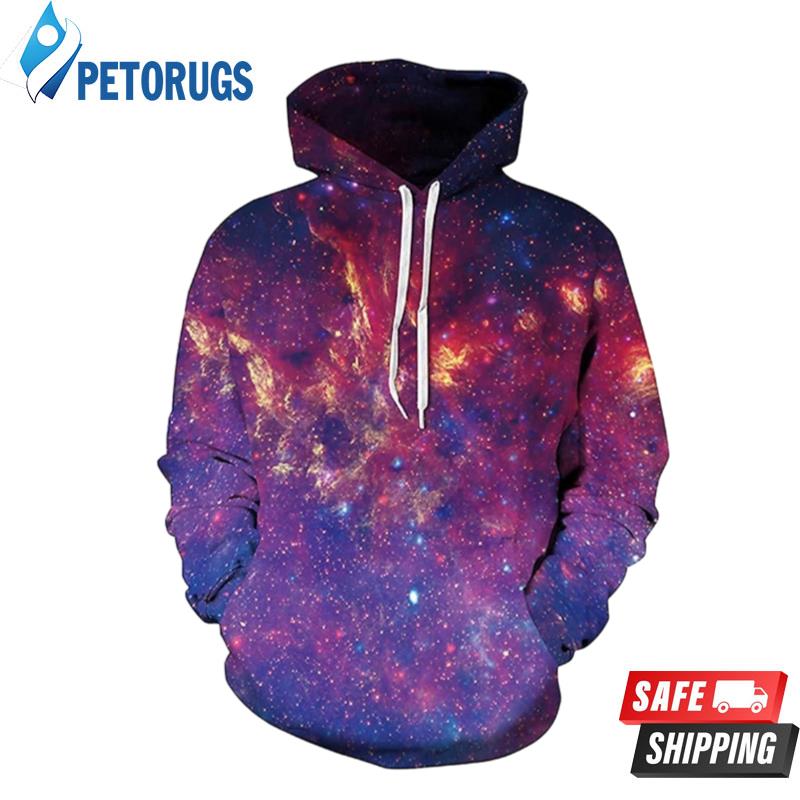 The Stars Of The Flame Cloud 3D Hoodie