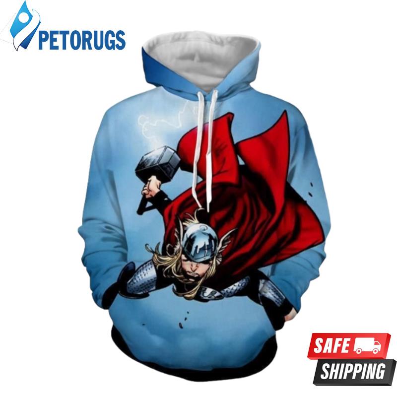 Thor Thor Attack 3D Hoodie