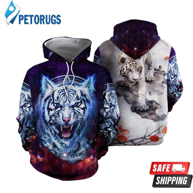 Tiger And Pered Custom Tiger Graphic 3D Hoodie