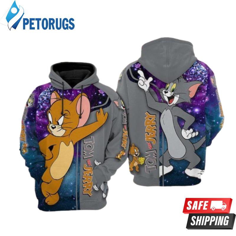 Tom And Jerry 3D Hoodie