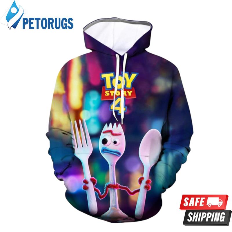 Toy Story 4 Forky 3D Hoodie
