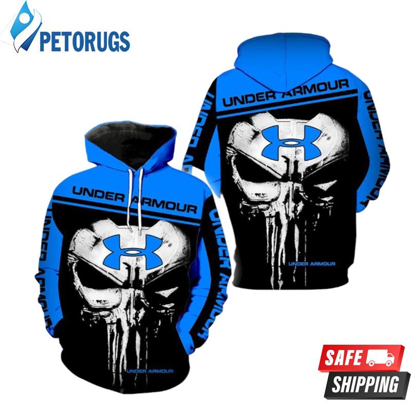 Under Armour Skull Punisher For Men And Women 3D Hoodie