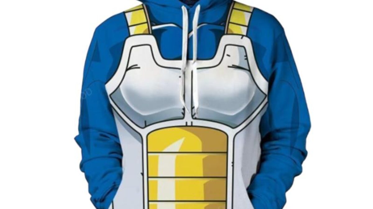 Saiyan armor hoodie sale