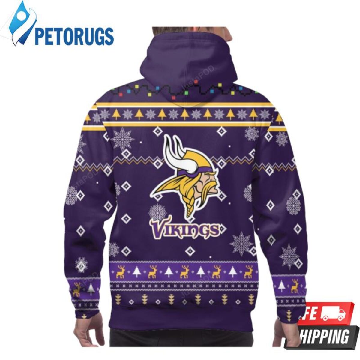 Top-selling item] Custom Minnesota Vikings Football Team Ugly Christmas  Sweater