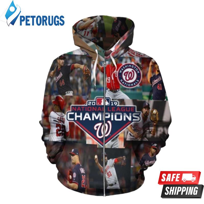 Washington Nationals I1D2 3D Hoodie