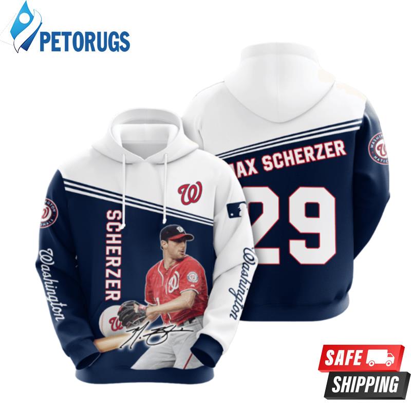 Mlb Washington Nationals 3D Hoodie - Peto Rugs