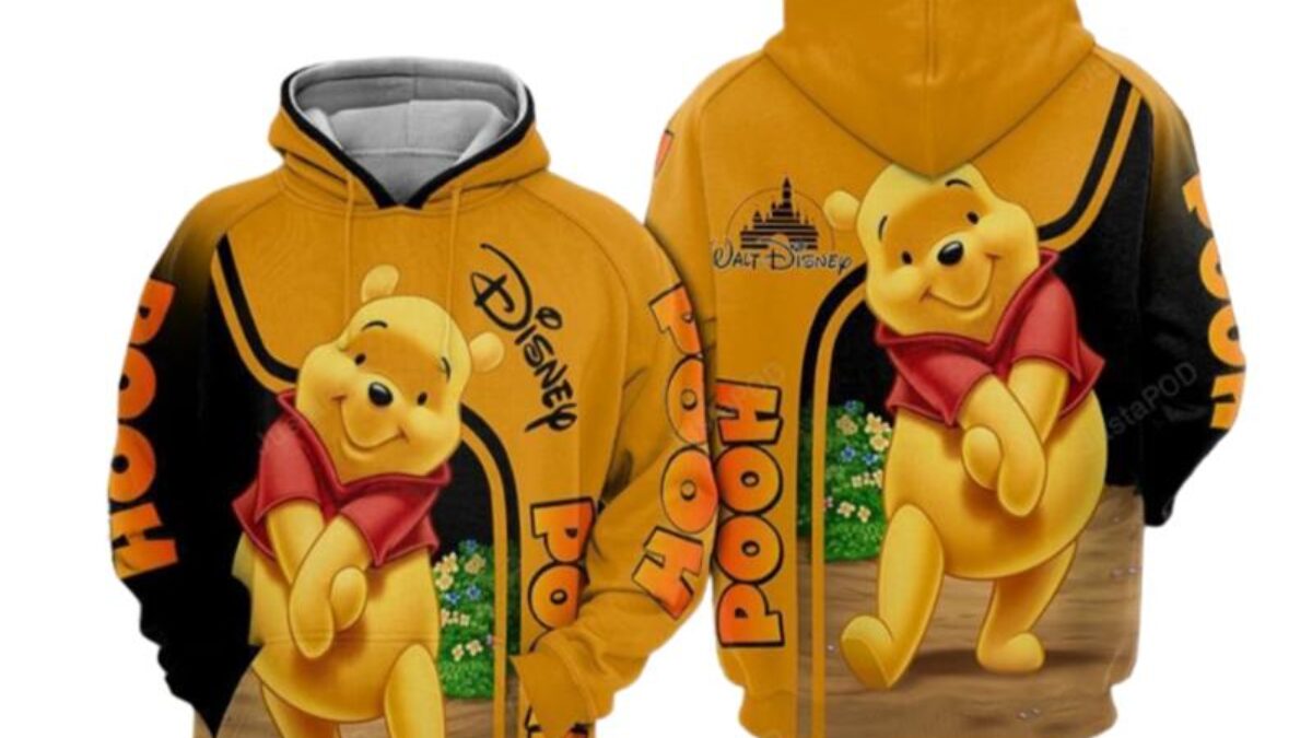 Pooh bear hoodie arrived! : r/Bruins