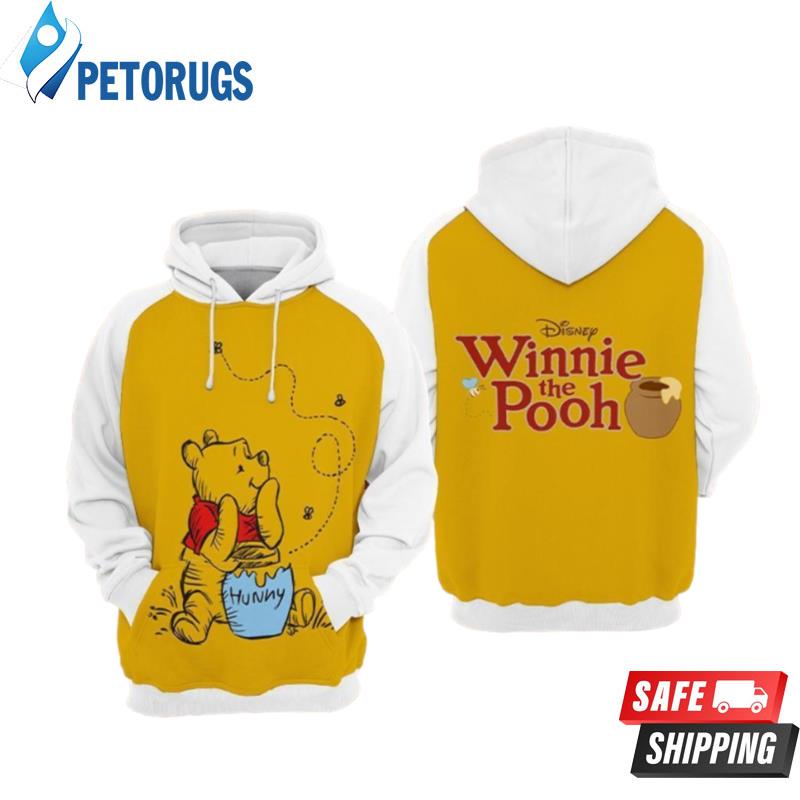 Winnie The Pooh 4 3D Hoodie