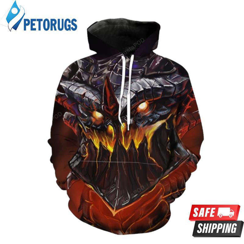 World Of Warcraft Deathwing W Clothing 3D Hoodie