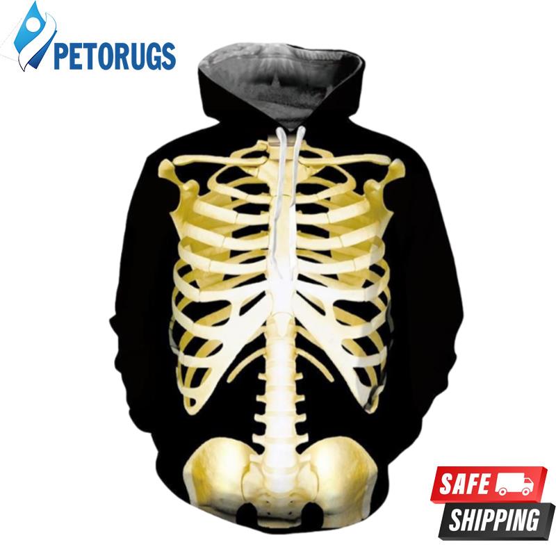 Yellow Skull Butterfly S 3D Hoodie
