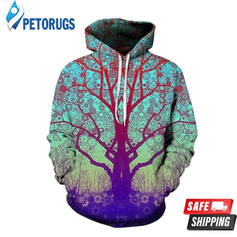 Yogi Tree 3D Hoodie Yogi Tree 3D Hoodie