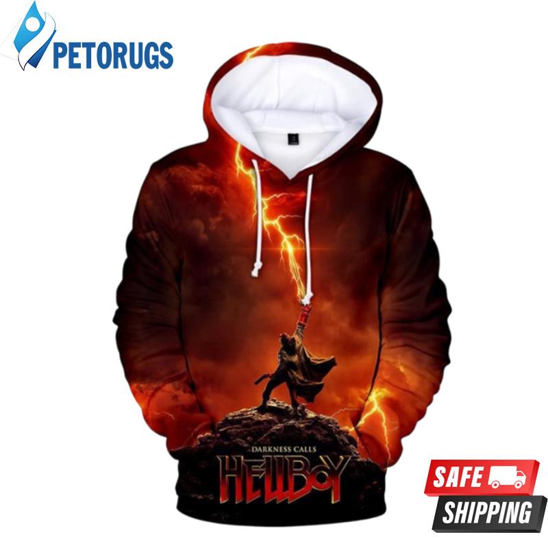 Youth Hellboy 3D Hoodie