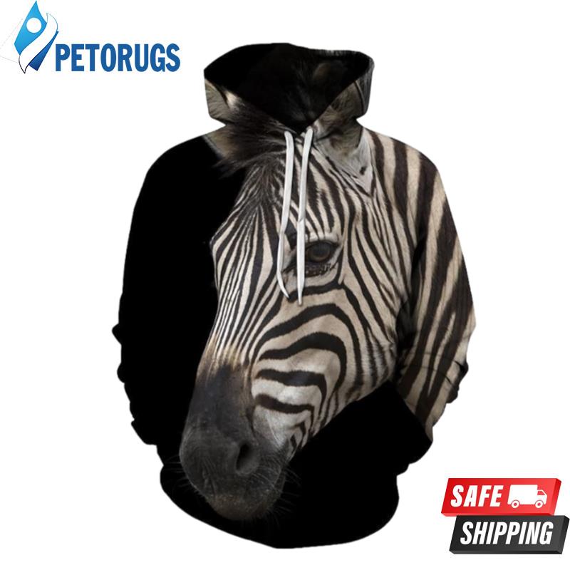 Zebra 3D Hoodie