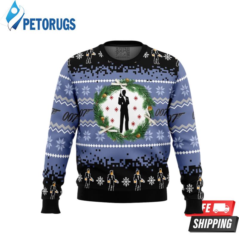007 James Bond Ugly Christmas Sweaters