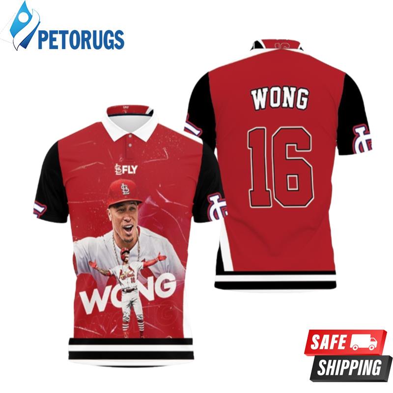 16 Kolten Wong St Louis Cardinals Polo Shirts