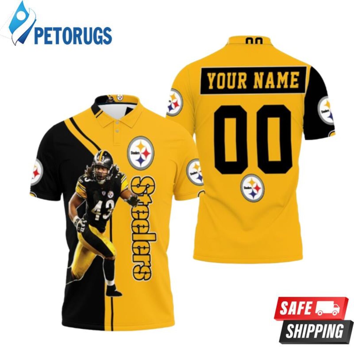 43 Troy Polamalu Pittsburgh Steelers Player Jersey 2020 Nfl Season