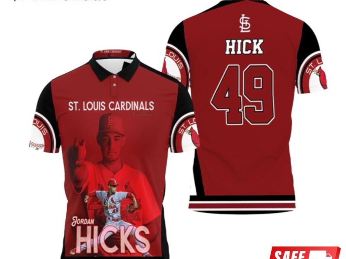 49 Hick St Louis Cardinals Polo Shirts - Peto Rugs