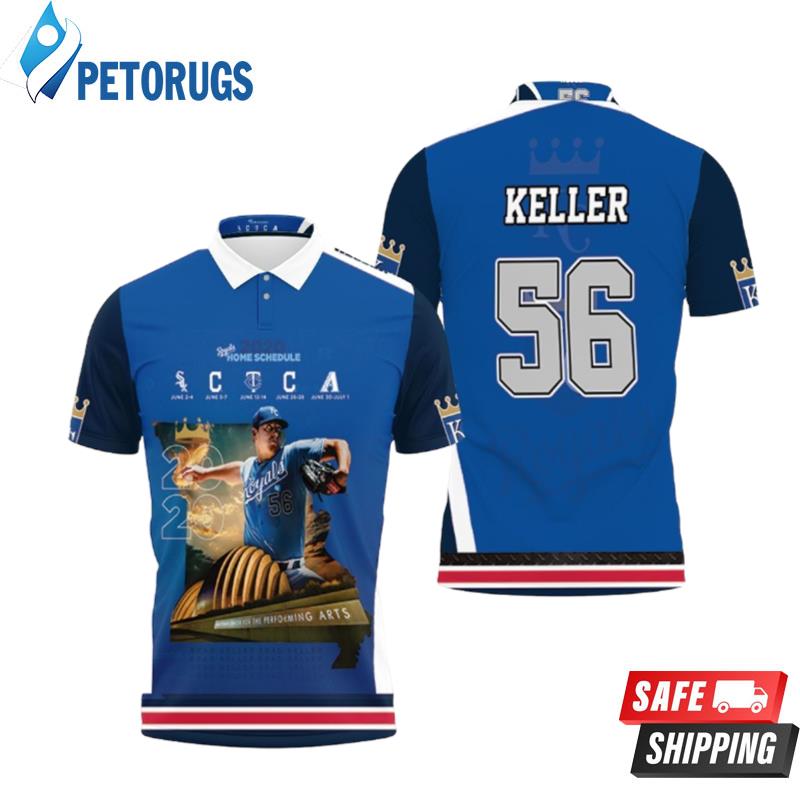 56 Brad Keller Kansas City Royals City Polo Shirts