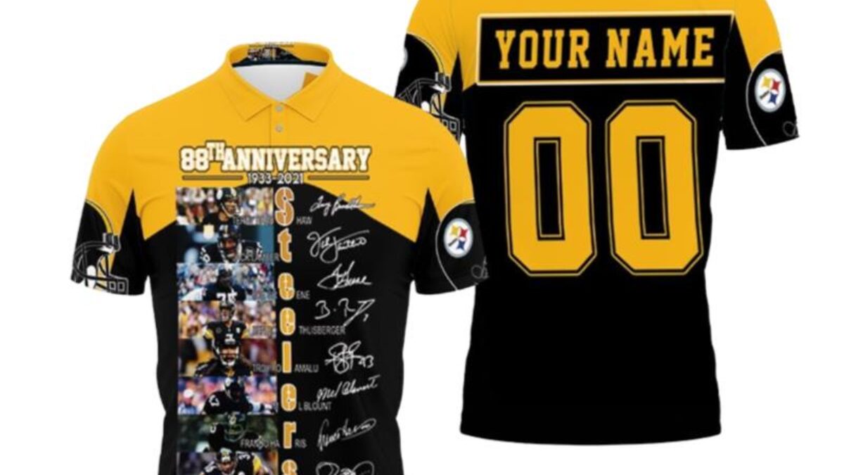 Pittsburgh Steelers Custom Name Baseball Jersey NFL Shirt Best Gift For Fans