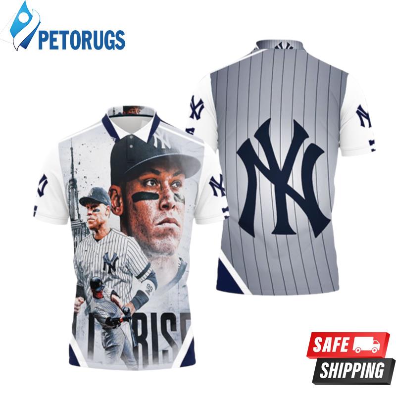 99 New York Yankees Aaron Judge All Rise Polo Shirts - Peto Rugs