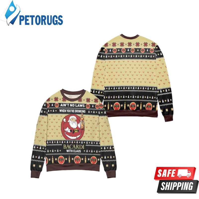 A Bear With Beer Go Outside Camping Ugly Christmas Sweaters