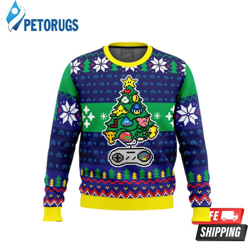 A Classic Gamer Christmas Ugly Christmas Sweaters