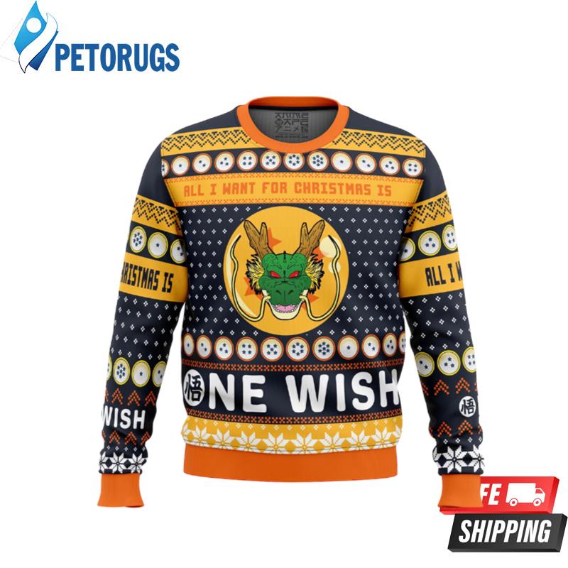 A Very Shenron Christmas Dragon Ball Z Ugly Christmas Sweaters