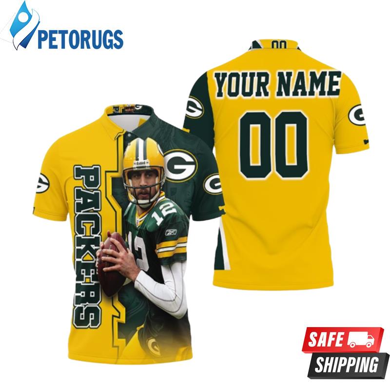 Green Bay Packers Aaron Rodgers Legend 12 Nfl American Football Green For  Packers Fans Polo Shirts - Peto Rugs