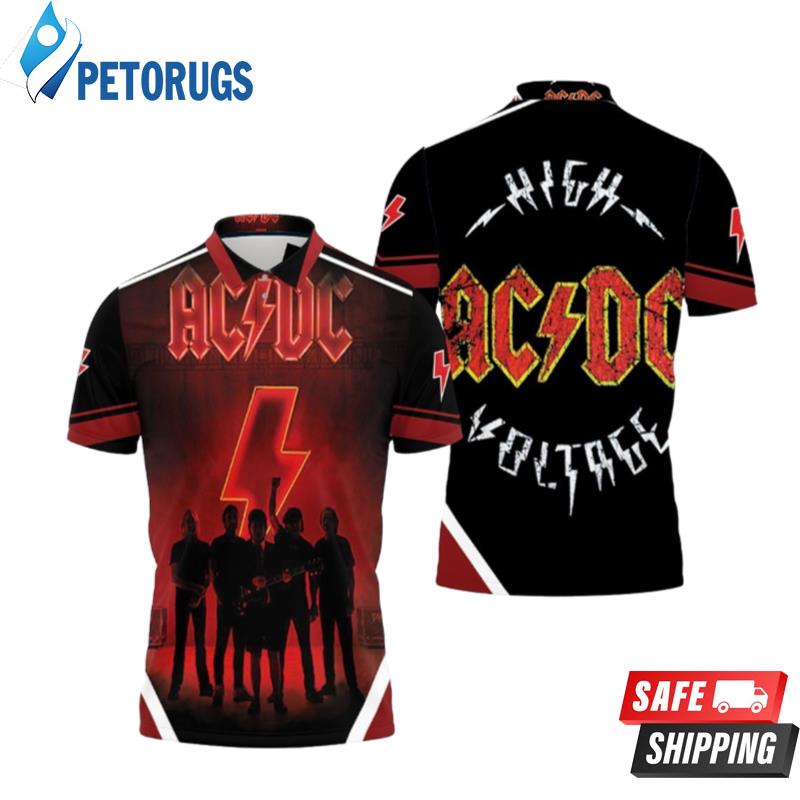 Acdc Pwr Up On Stage Polo Shirts