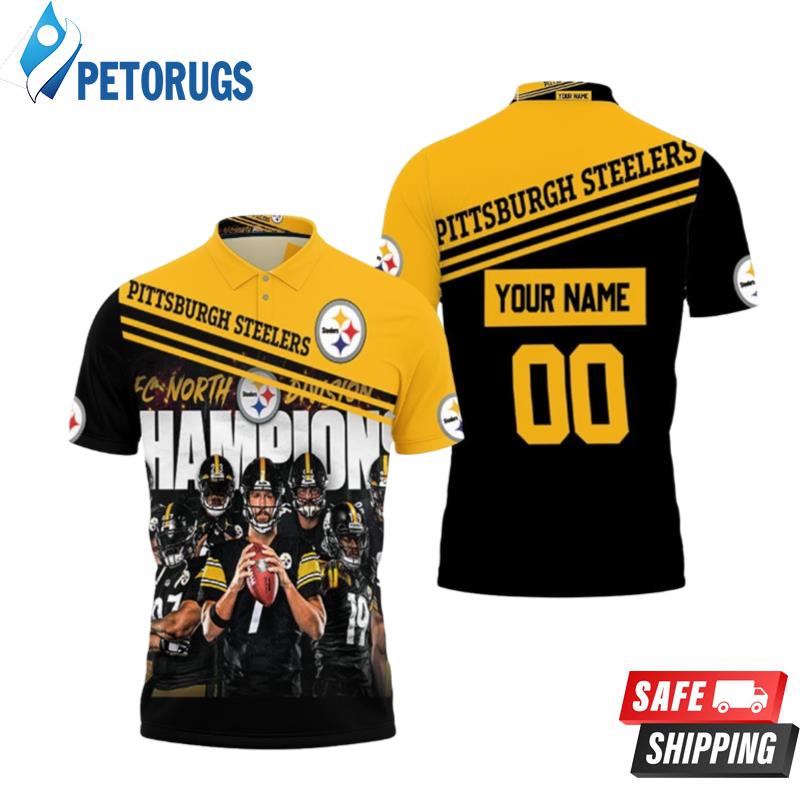 Afc North Division Champions Pittsburgh Steelers 2020 Great Players Personalized Polo Shirts