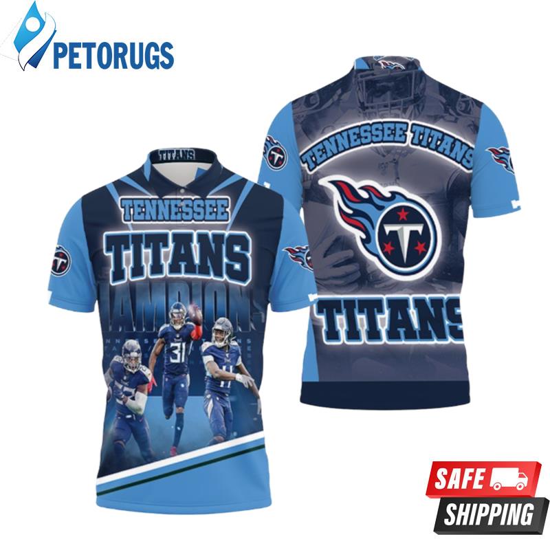 Afc South Division Champions Tennessee Titans Super Bowl 2021 2 Polo Shirts