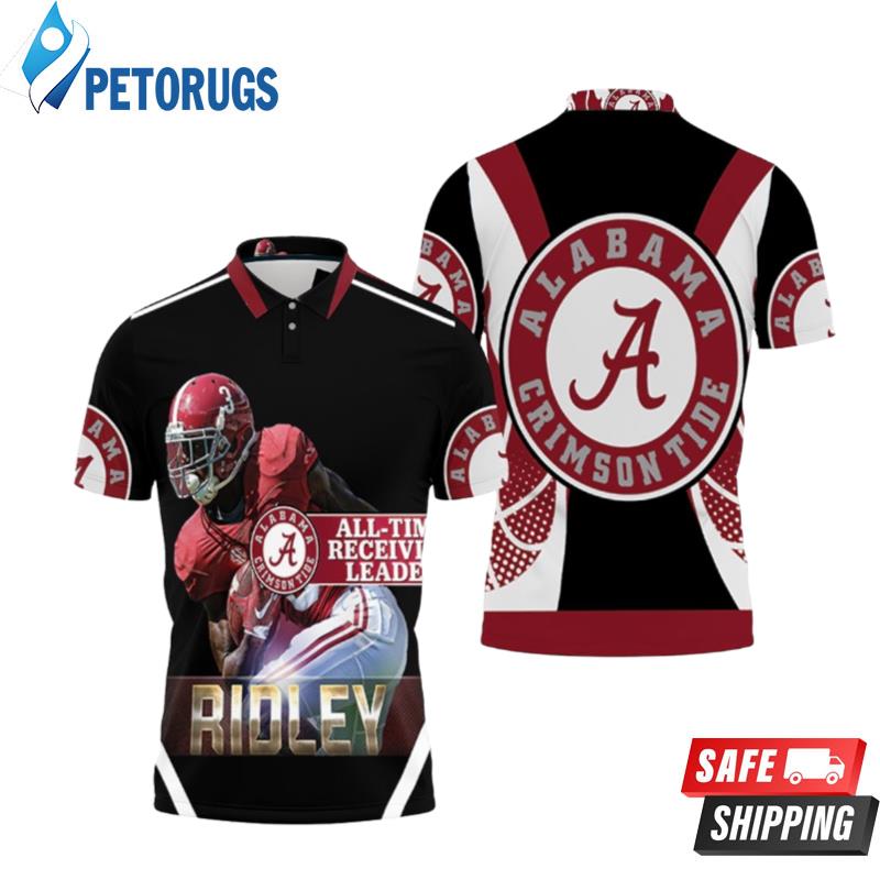 Alabama Crimson Tide 3 Calvin Ridley Polo Shirts