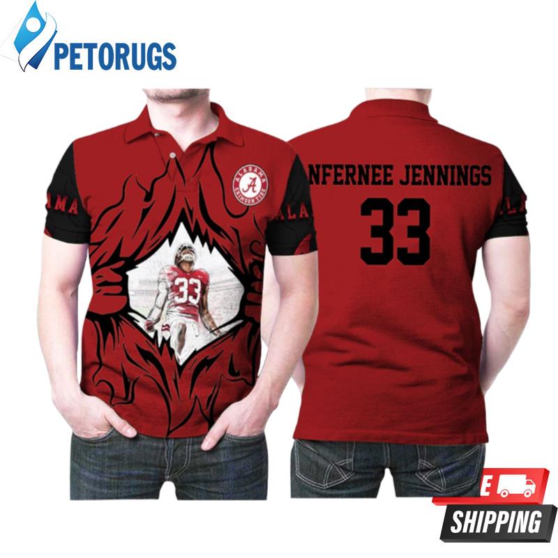 Alabama Crimson Tide Anfernee Jennings 33 Great Player Football For Alabama Fans Polo Shirts