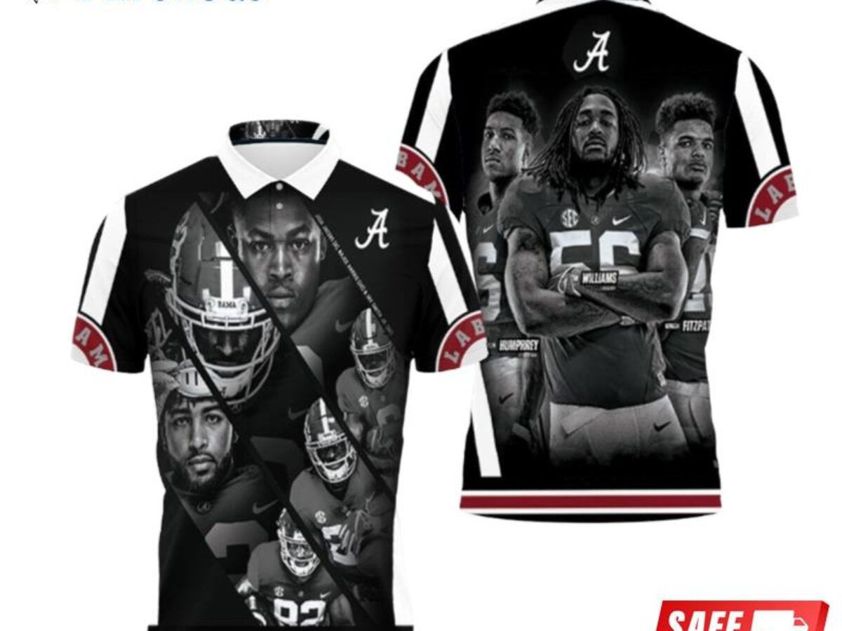 Alabama Crimson Tide Josh Jacobs Najee Harris Irv Smith Jr Polo Shirts -  Peto Rugs